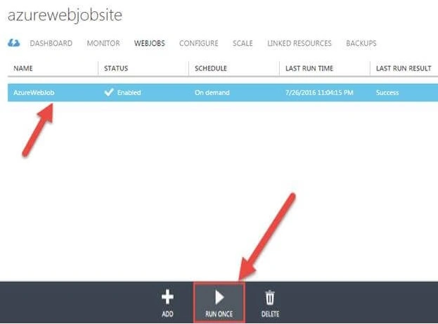 Web jobsite