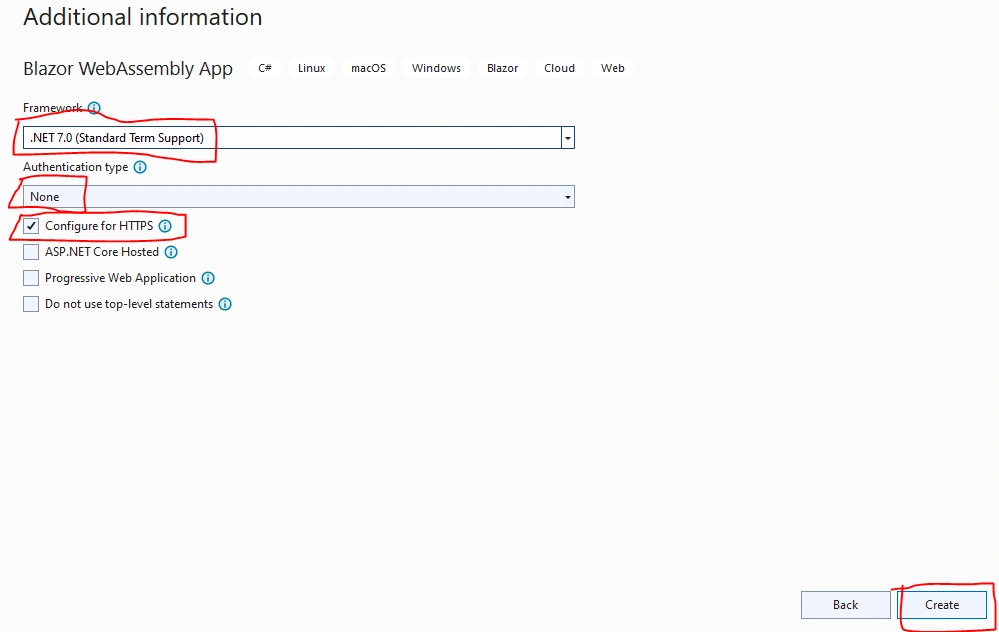 How To Create Blazor WebAssembly Project In ASP.NET Core 7.0
