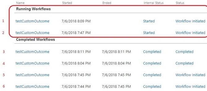 Running workflows-