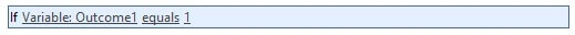 Variable outcome1-