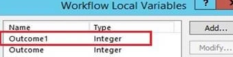 Workflow local variables-