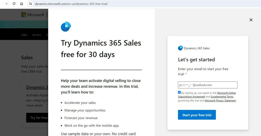 Microsoft email account