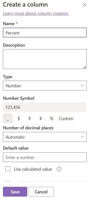 Default value
