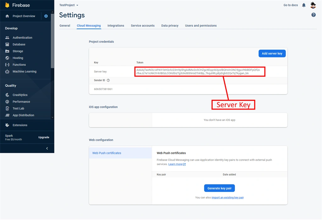 Introduction To Firebase And Getting Firebase Credentials - Key(s)