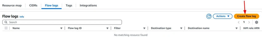 Click create Logs