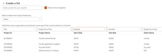 How To Create List From Excel In SharePoint Online Modern Site