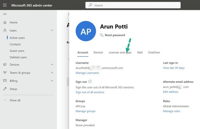 Licenses and Apps