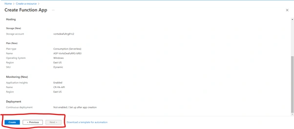 How to Create Microsoft Azure Function App using Azure Cloud Portal