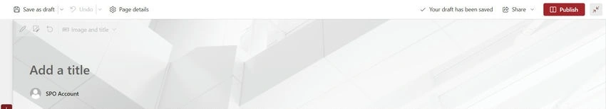 Choose a Page Template-