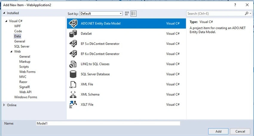 Ado.net Entity