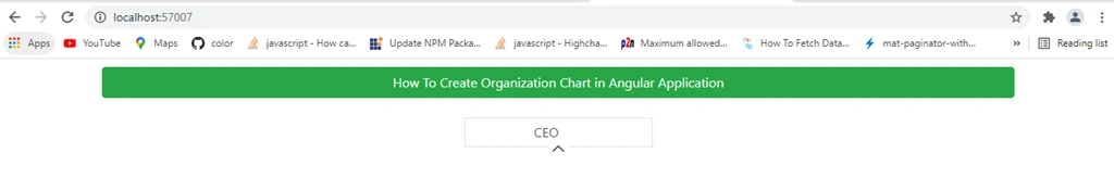 How To Create Organization Chart In Angular Application