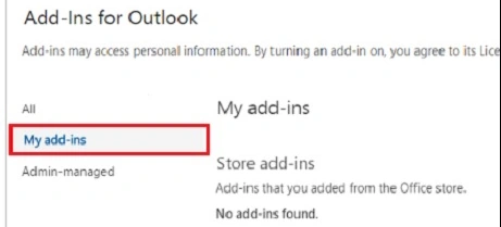 My Add-ins