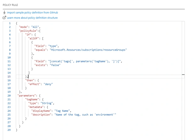 How To Create Own Azure Custom Policy