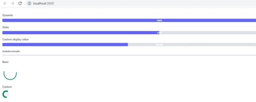 How To Create ProgressBar and ProgressSpinner Using PrimeReact/Primefaces In ReactJS