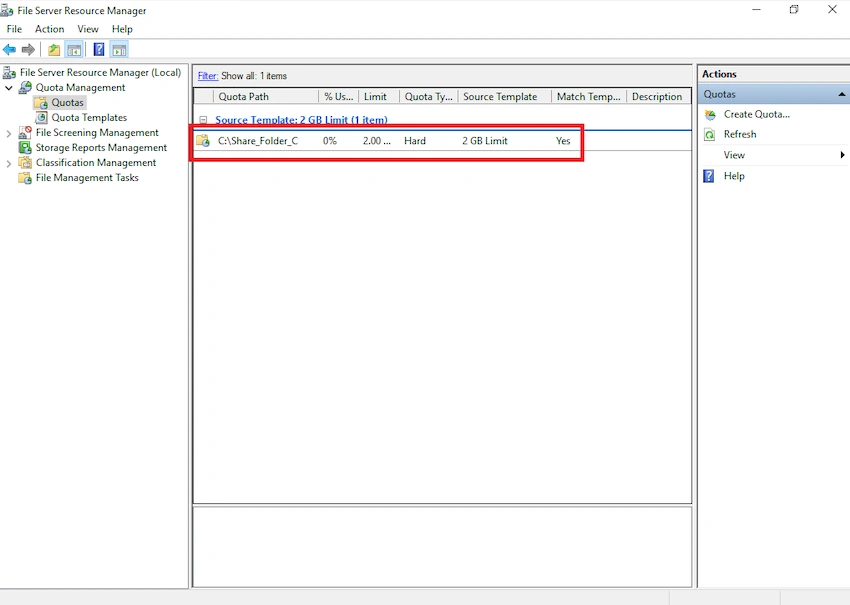File Server Resource Manager