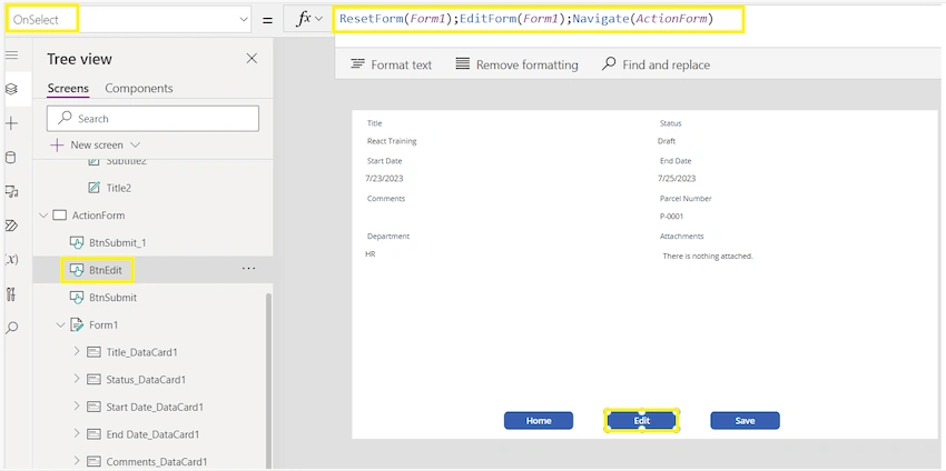 Create Reusable Form Control in PowerApps