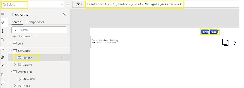 Create Reusable Form Control in PowerApps