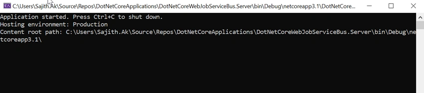 How To Create Service Bus Triggered WebJob in dotNet Core