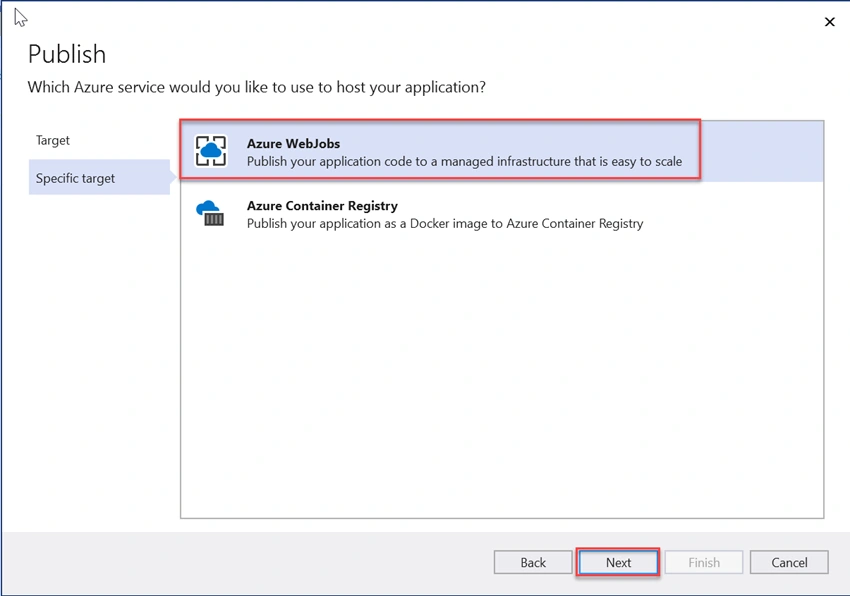 How To Create Service Bus Triggered WebJob in dotNet Core