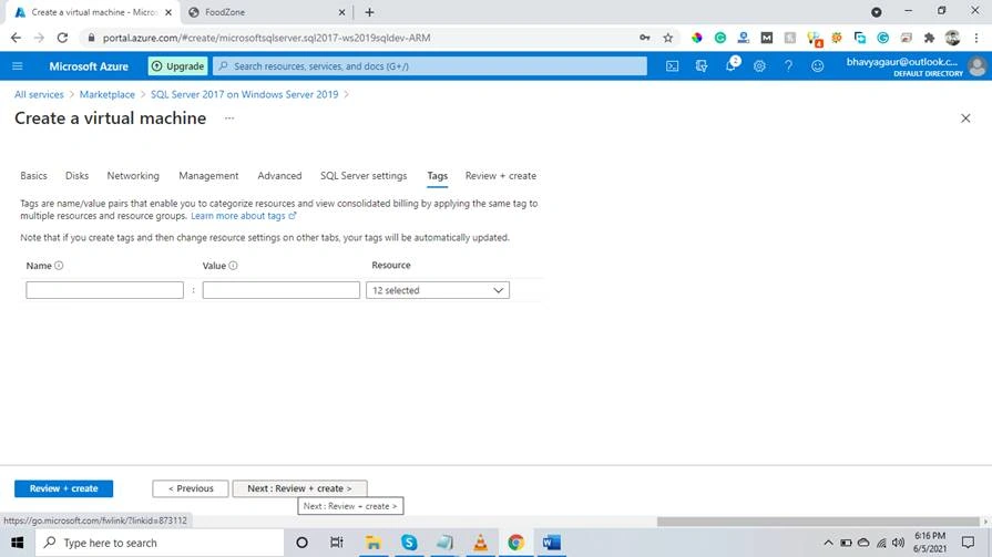 How To Create A SQL Server Instance In The Managed Virtual Machine