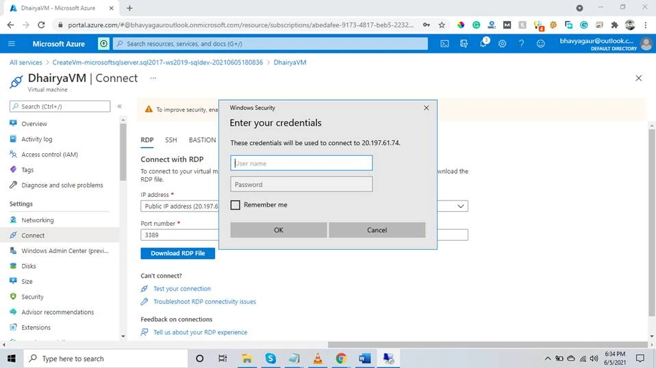 How To Create A SQL Server Instance In The Managed Virtual Machine