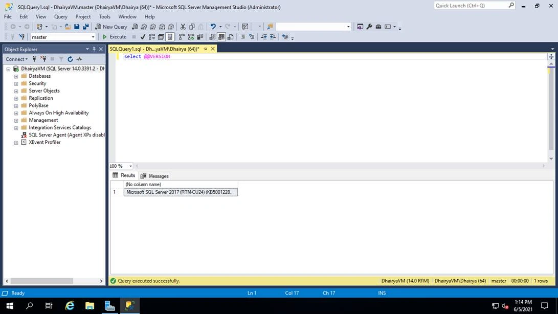 How To Create A SQL Server Instance In The Managed Virtual Machine