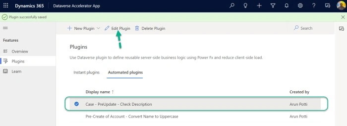 Edit plugin