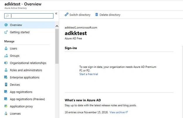 How To Create The Azure Active Directory (AD) Using Azure Portal In Microsoft Azure