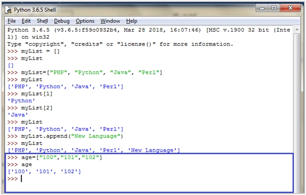 List in Python