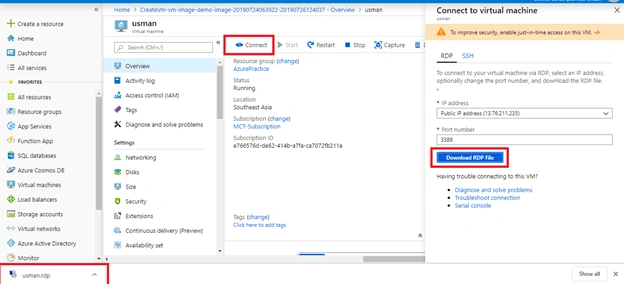 How To Create Virtual Machine Image In Azure