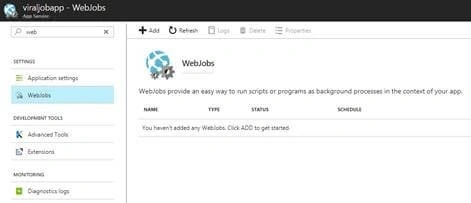 Web Jobs