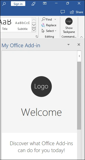 Add-ins