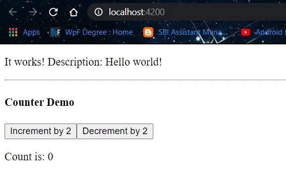 Angular Output