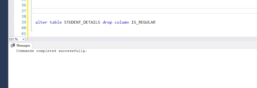 Delete A Column With Default Constraints In SQL Server