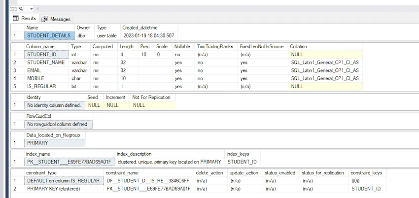 Delete A Column With Default Constraints In SQL Server