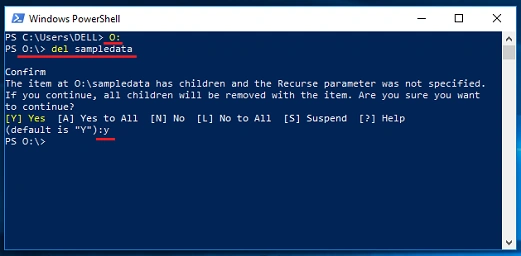 Windows PowerShell Command