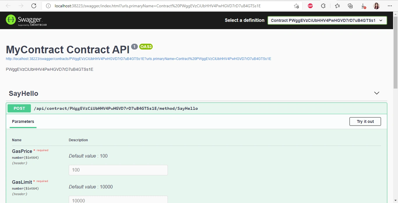 deploy Smart Contract using Cirrus Core Private Net wallet