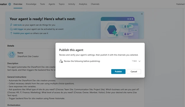 Publish