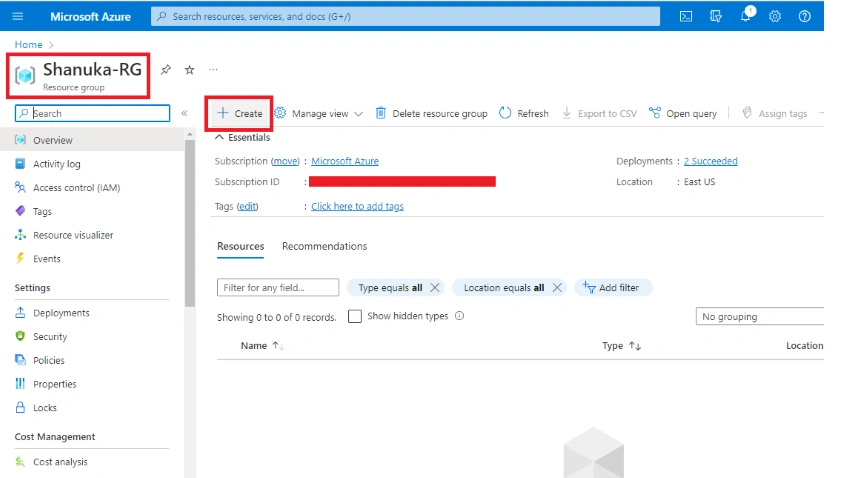 How To Deploy Docker In Ubuntu Server Using Azure Portal