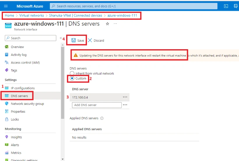 How to Deploying an ADDS in Azure VM (IaaS) by using Azure Portal