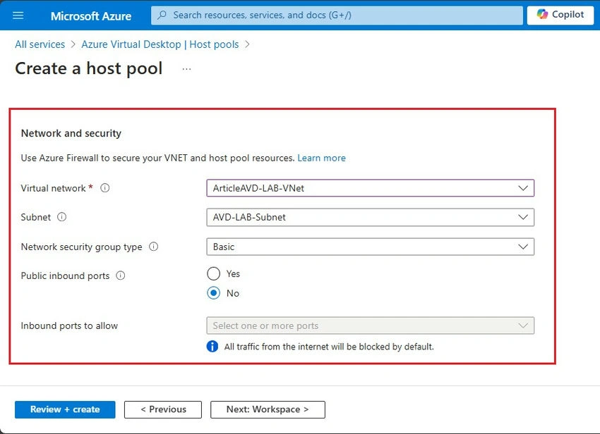 DNS settings