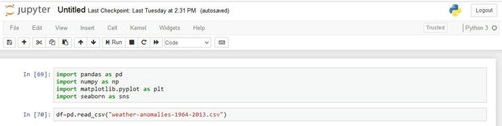 CSV file
