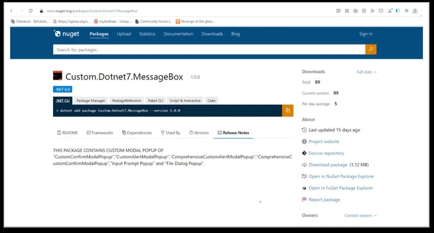 Custom Message box