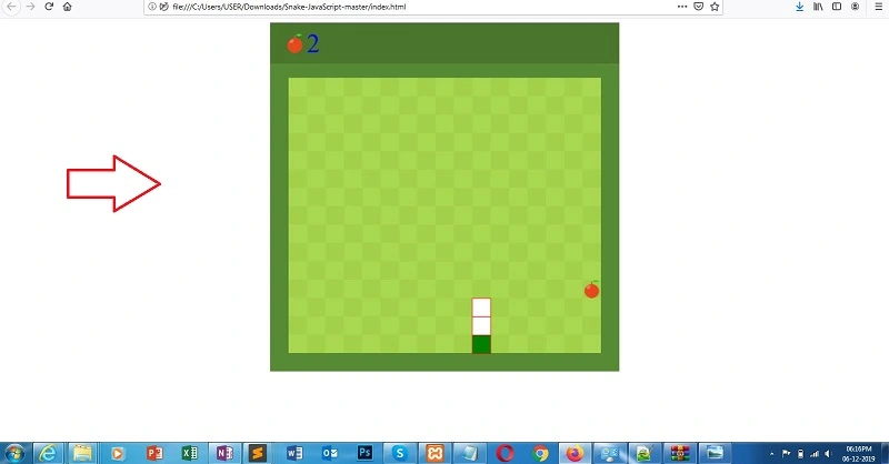how to develop snake game in JavaScript