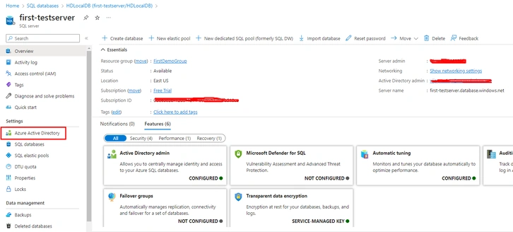 Select Azure AD