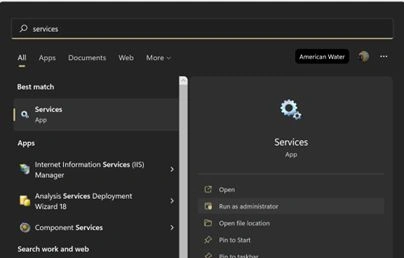 Windows services