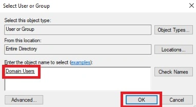 Domain users