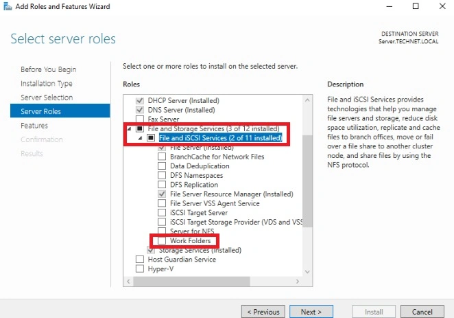iSCSI services