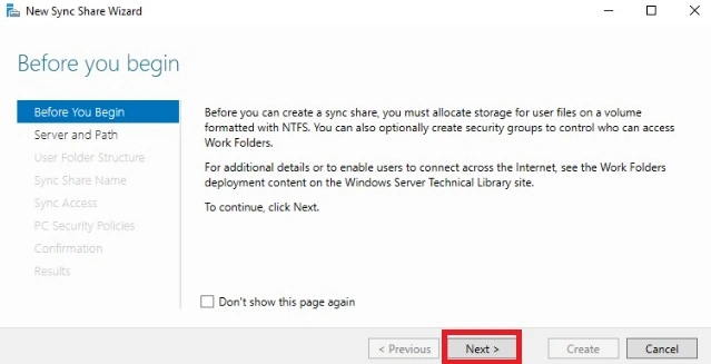 Share Wizard