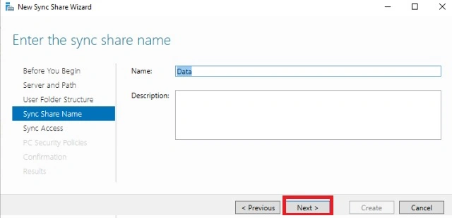 Folder structure